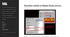 Desktop Screenshot of mehmetkut.com